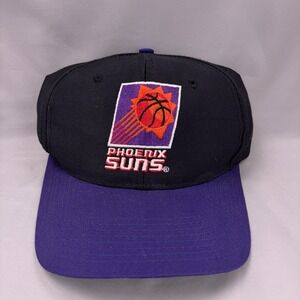 Vintage Phoenix Suns SnapBack Black Purple Orange NBA 90s Retro Cap Hat
